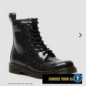 1460 glitter lace up Doc Martens